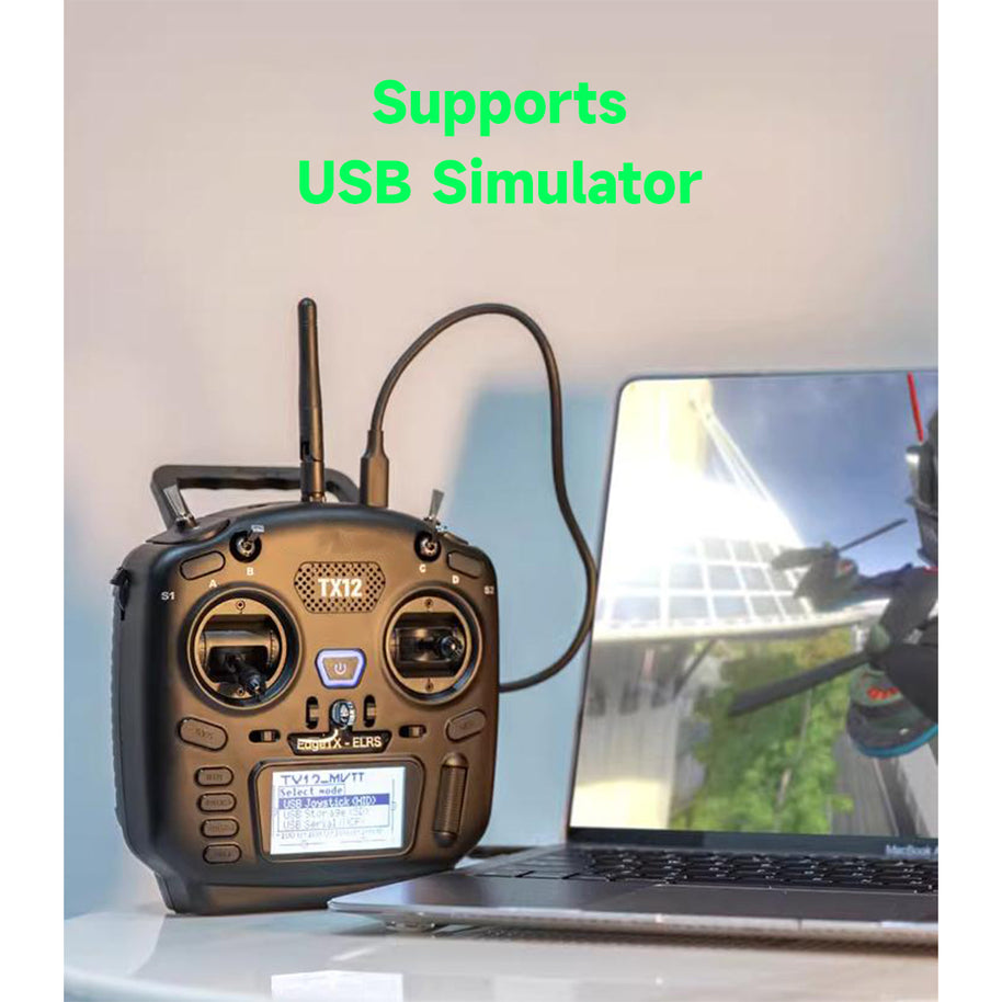 TX12 MKII RCトランスミッター ELRS 2.4Gプロトコル 外部LNBサポート Mode2標準出荷