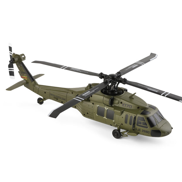 WL-K170 UH-60L 170サイズ 2.4G 4CH フライバーレス RCヘリコプター（左右スロットル調整 RTF版）