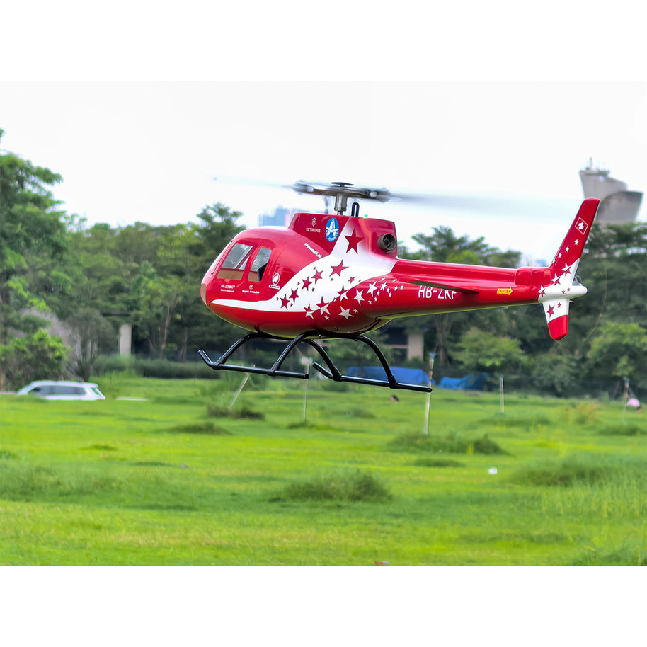 FLISHRC FL500 AS350 500クラス RCヘリコプター 2.4G 6CH FLISHRC L7飛行制御 GPS4方式測位 モード2 RTF版