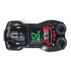1/10スケール 2.4GHz 4WDブラシレスRCトラック 全地形 高速オフロードカー ジャイロ安定 金属ドライブトレイン LEDライト RTR