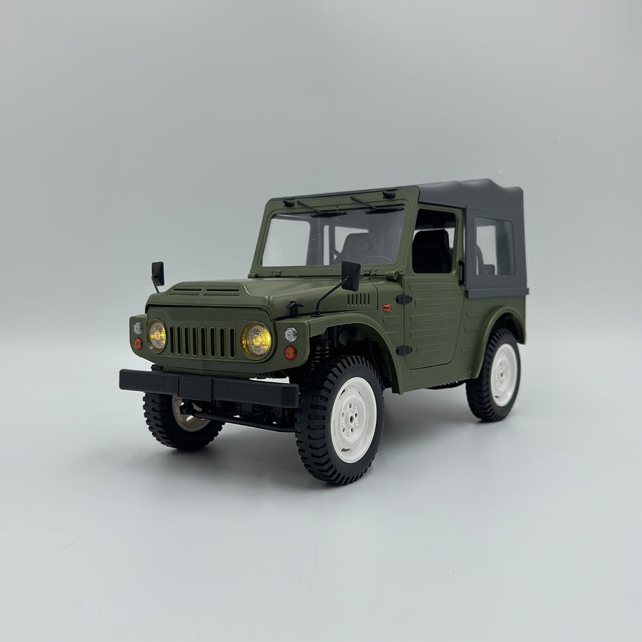 1/10 4WD RCクローラートラック｜2.4GHz無線 比例制御 2速変速 調整式油圧ダンパー LED装備 オフロードラジコン 緑|RTRHOBBYJP