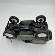 1/10 4WD RCクローラートラック｜2.4GHz無線 比例制御 2速変速 調整式油圧ダンパー LED装備 オフロードラジコン 緑|RTRHOBBYJP