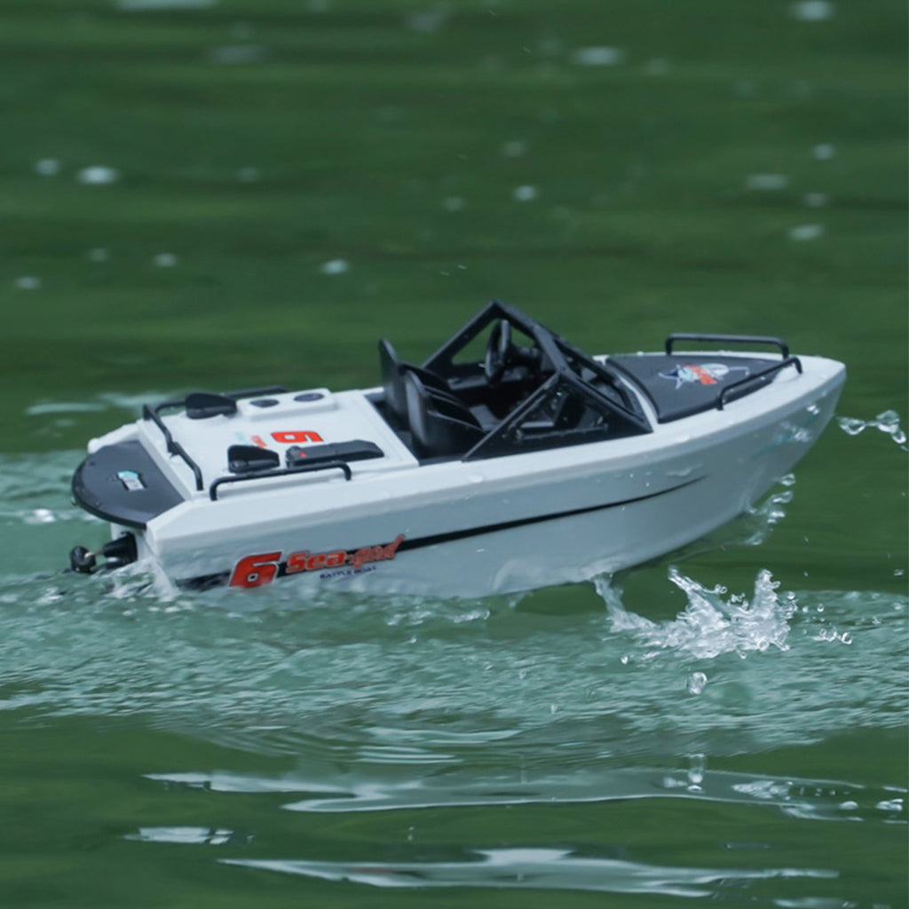 1/12 2.4G 8KM/H RCカートボート RTRバージョン ホワイト 防水 ローバッテリーアラーム