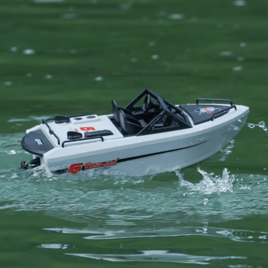 1/12 2.4G 8KM/H RCカートボート RTRバージョン ホワイト 防水 ローバッテリーアラーム