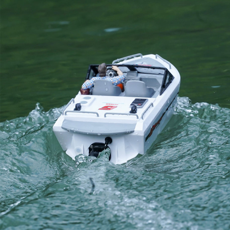 1/12 2.4G 8KM/H RCカートボート RTRバージョン ホワイト 防水 ローバッテリーアラーム