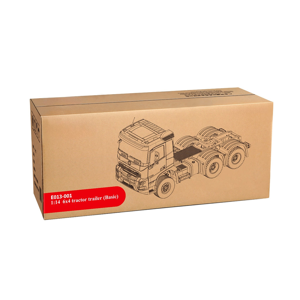 1/14 6x4 RCヘビーデューティカーゴトラクター RTR 2段階ギア トレーラー牽引対応