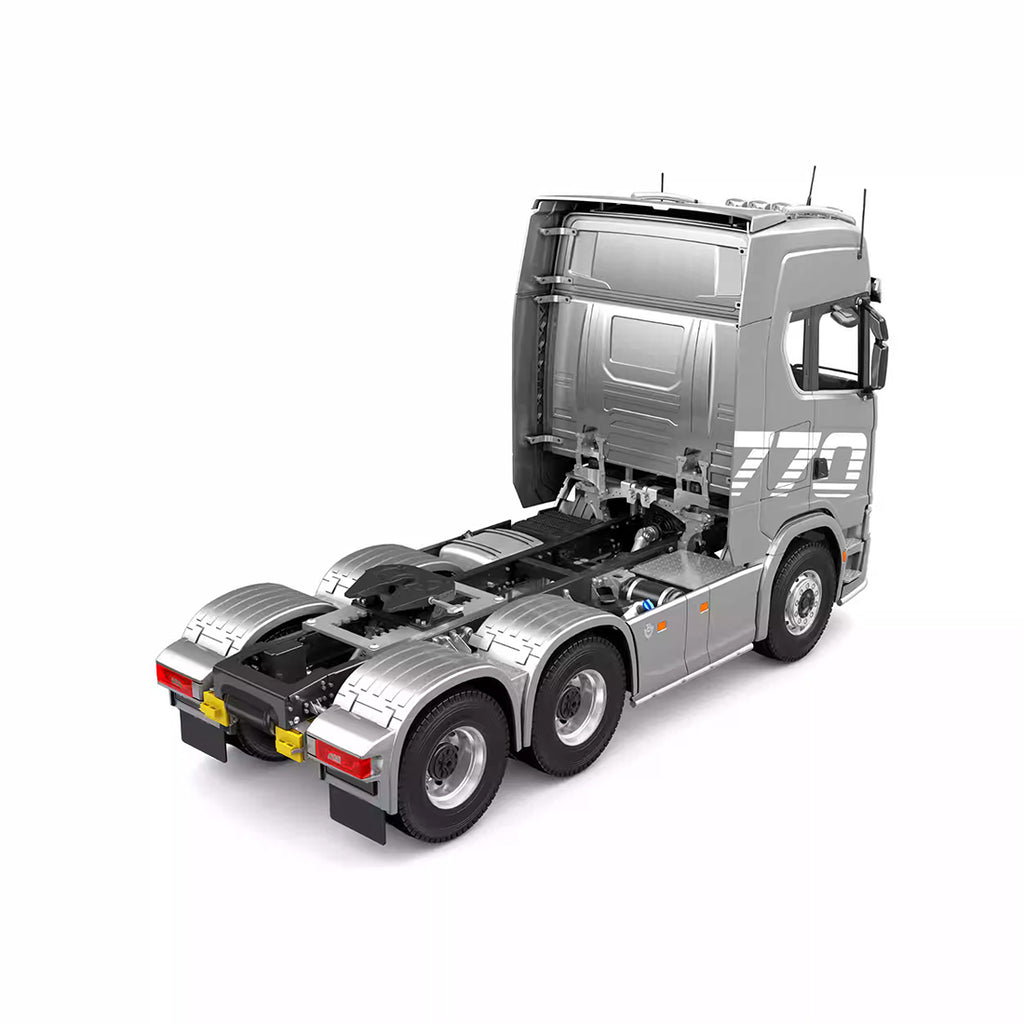 1/14 6x6 RCトラクター 1/14 3軸ダンプトラックセミトレーラー 2.4G RTR ライト&サウンド