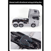 1/14 6x6 RCトラクター 1/14 3軸ダンプトラックセミトレーラー 2.4G RTR ライト&サウンド