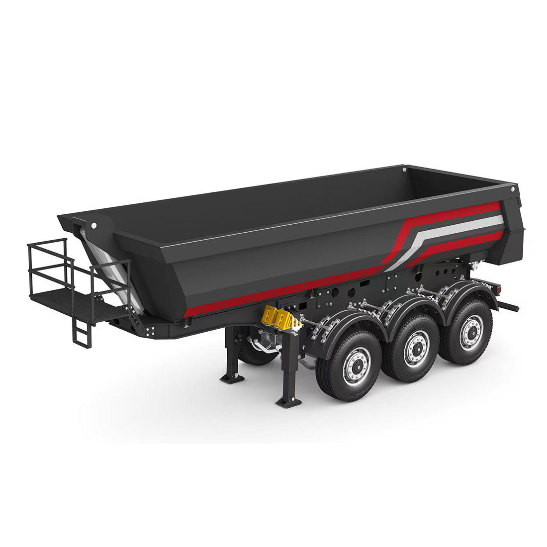 1/14 6x6 RCトラクター 1/14 3軸ダンプトラックセミトレーラー 2.4G RTR ライト&サウンド