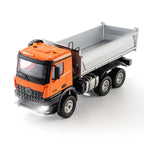 1/14スケール14CH全プロポーショナルRCダンプトラック 合金 RTR オレンジ 6WD - ホビー級ラジコン