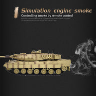 1/16 2.4G ドイツレオパルト2A7主力戦車 ライト&サウンド付き ベーシックバージョン スモーキング機能 BB弾発射