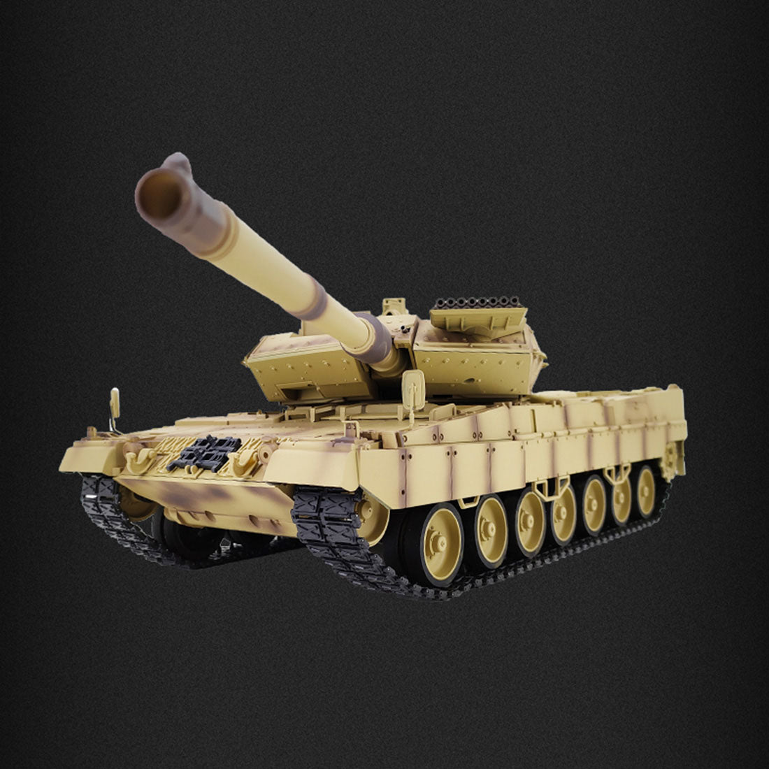 1/16 2.4G ドイツレオパルト2A7主力戦車 ライト&サウンド付き ベーシックバージョン スモーキング機能 BB弾発射