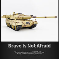 1/16 2.4G ドイツレオパルト2A7主力戦車 ライト&サウンド付き ベーシックバージョン スモーキング機能 BB弾発射