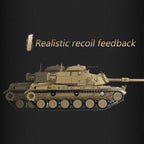 1/16 2.4G RCアメリカンM60A1主力戦車 ライト&サウンド付き ベーシックバージョン 赤外線 スモーキング機能