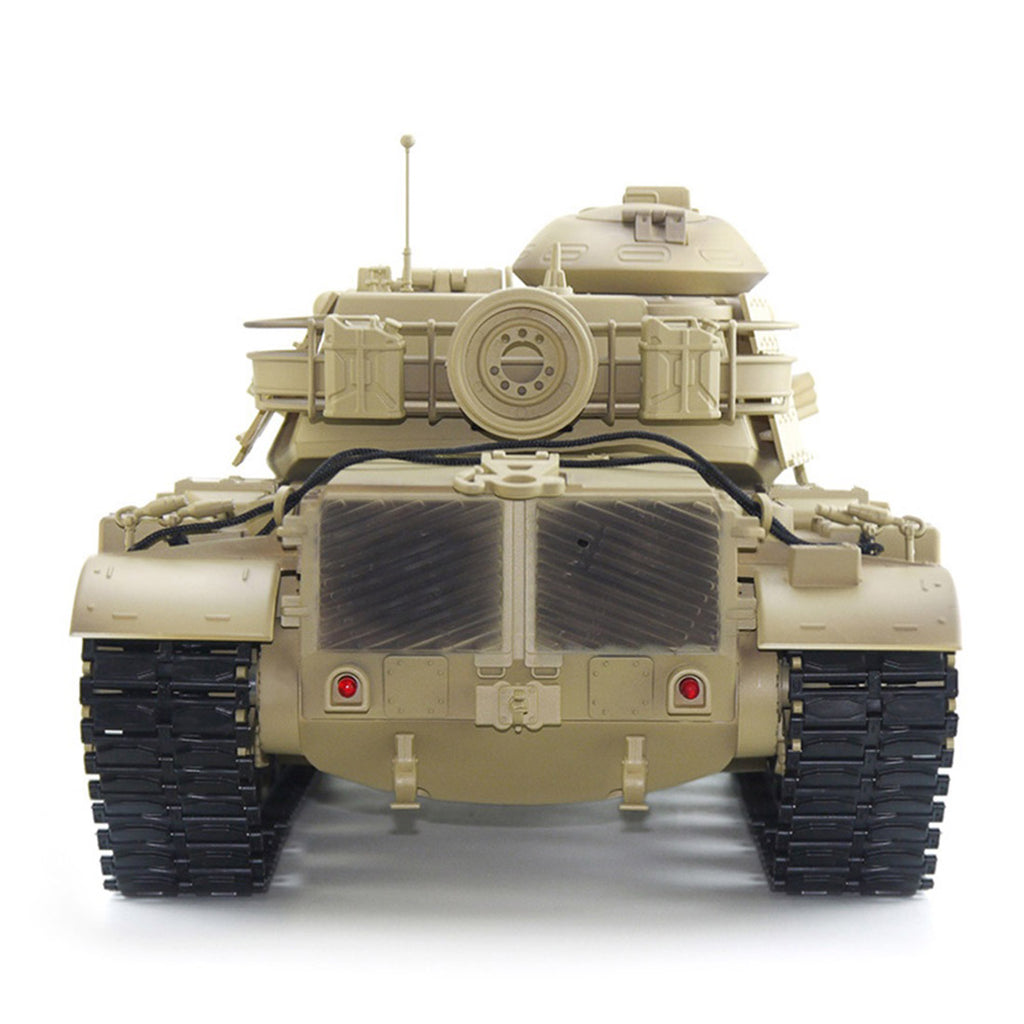 1/16 2.4G RCアメリカンM60A1主力戦車 ライト&サウンド付き ベーシックバージョン 赤外線 スモーキング機能