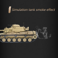 1/16 2.4G RCアメリカンM60A1主力戦車 ライト&サウンド付き ベーシックバージョン 赤外線 スモーキング機能