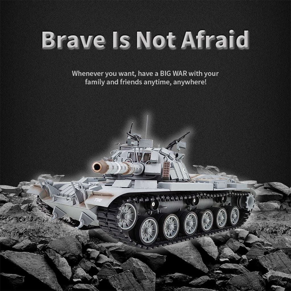 1/16 2.4G シミュレーション イスラエル M60W ERA マガッハ3戦車 軍用RCトイ