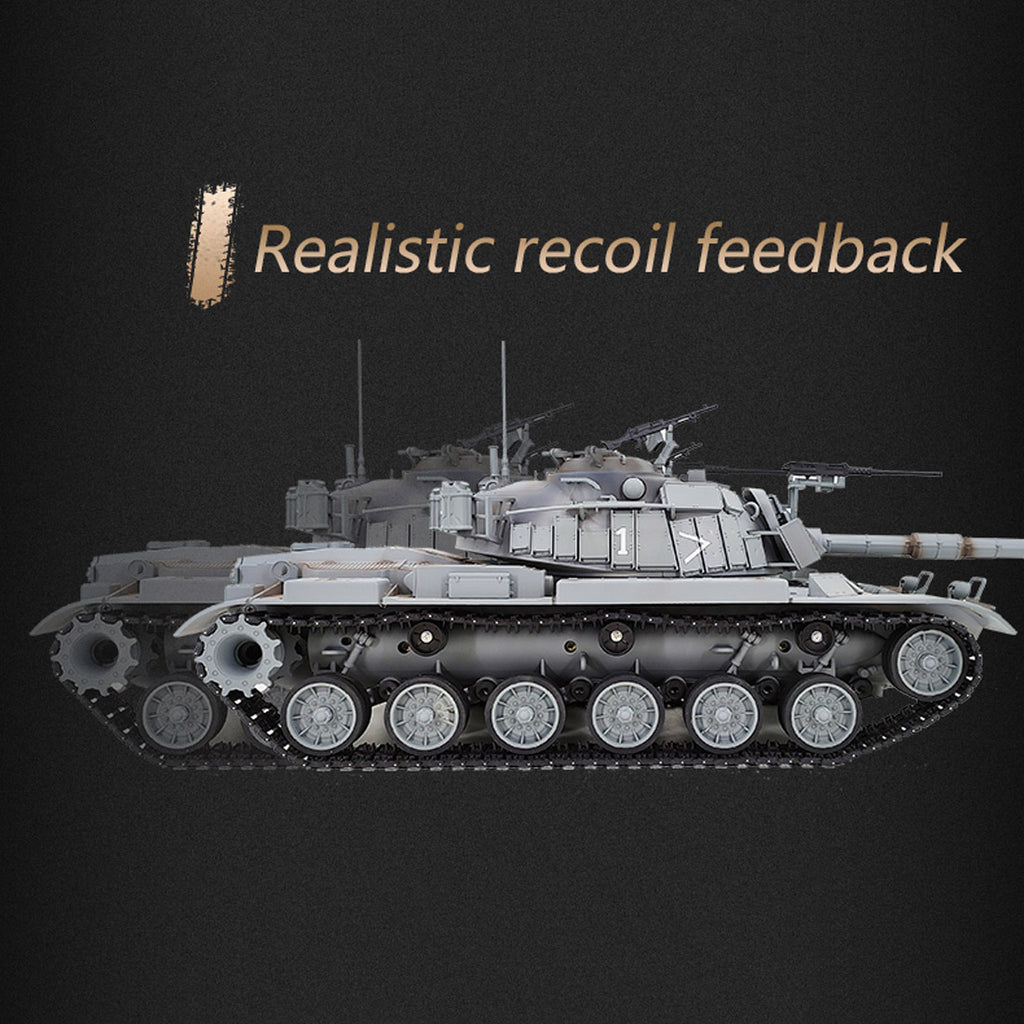 1/16 2.4G シミュレーション イスラエル M60W ERA マガッハ3戦車 軍用RCトイ