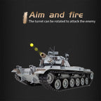 1/16 2.4G シミュレーション イスラエル M60W ERA マガッハ3戦車 軍用RCトイ