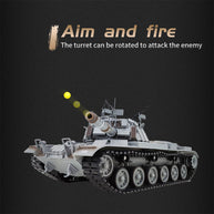 1/16 2.4G シミュレーション イスラエル M60W ERA マガッハ3戦車 軍用RCトイ