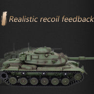 1/16 米軍M60A3 RC戦車 2.4G 基本版 軍緑 スモーク・音響・BB発射