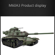 1/16 米軍M60A3 RC戦車 2.4G 基本版 軍緑 スモーク・音響・BB発射