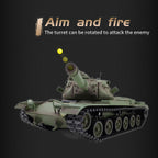 1/16 米軍M60A3 RC戦車 2.4G 基本版 軍緑 スモーク・音響・BB発射