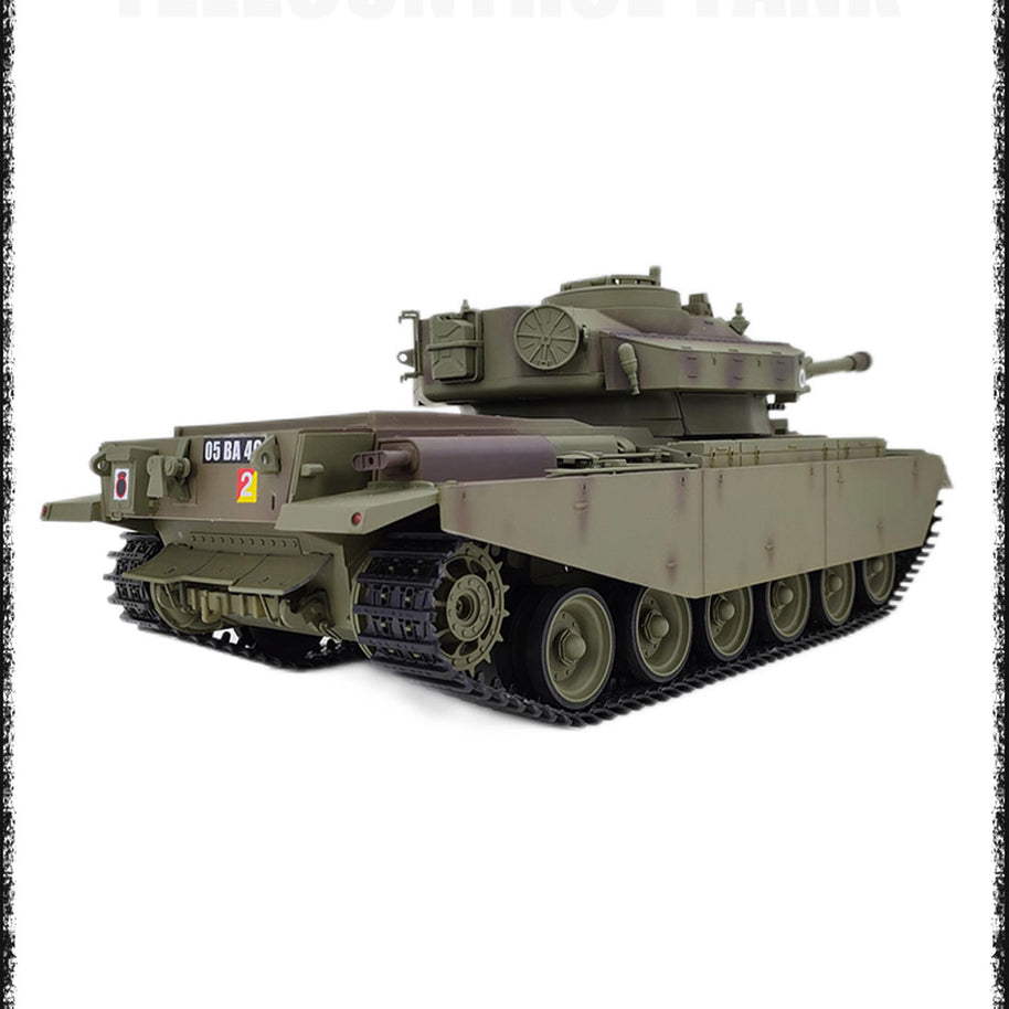 1/16 英国センチュリオンMK5 RC戦車 2.4G 基本版 軍緑 スモーク・音響・BB発射