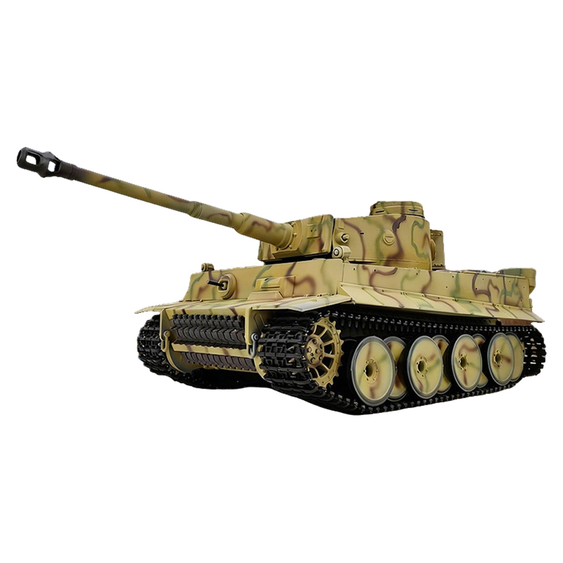 1/16ドイツタイガーL重戦車 RC 2.4G全プロポーショナル 7.0基板 スモーク・音響・発射機能 原地旋回 RTR