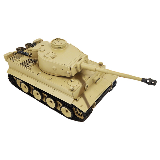 1/16ドイツタイガーL重戦車 RC 2.4G全プロポーショナル 7.0基板 スモーク・音響・発射機能 原地旋回 RTR