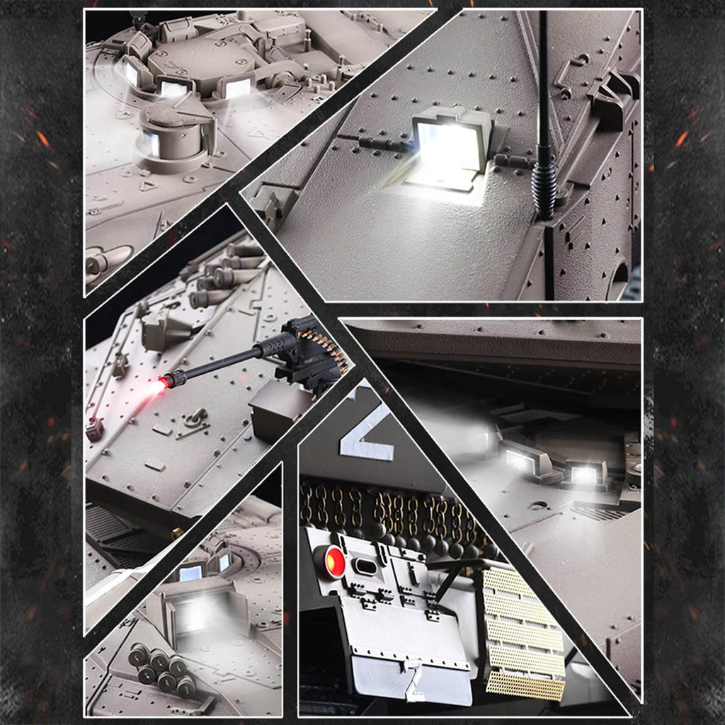 1/16 イスラエル メルカバIV RC戦車 2.4G 基本版 7.1システム 赤外線戦闘・BB発射