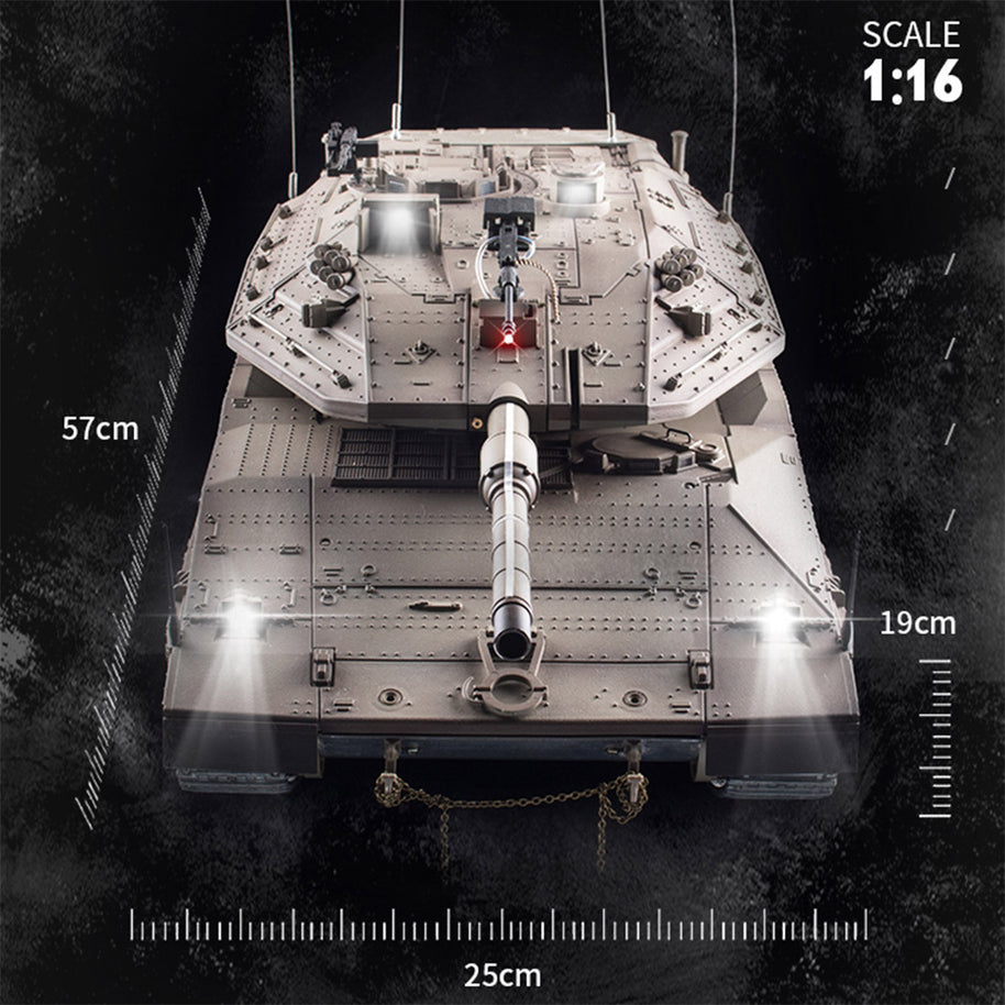 1/16 イスラエル メルカバIV RC戦車 2.4G 基本版 7.1システム 赤外線戦闘・BB発射
