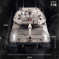 1/16 イスラエル メルカバIV RC戦車 2.4G 基本版 7.1システム 赤外線戦闘・BB発射