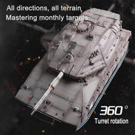 1/16 イスラエル メルカバIV RC戦車 2.4G 基本版 7.1システム 赤外線戦闘・BB発射