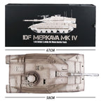 1/16 イスラエル メルカバIV RC戦車 2.4G 7.1最新システム 赤外線戦闘 BB発射 スモーク効果