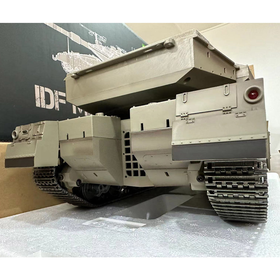 1/16 イスラエル メルカバIV RC戦車 2.4G 7.1最新システム 赤外線戦闘 BB発射 スモーク効果