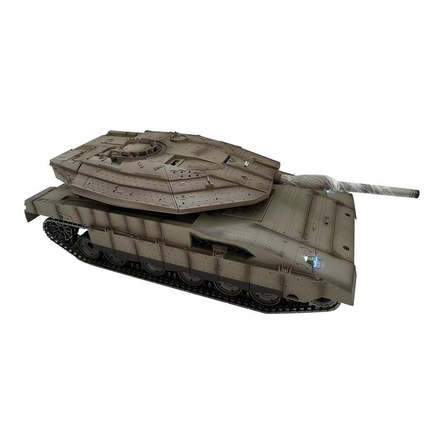 1/16 イスラエル メルカバIV RC戦車 2.4G 7.1最新システム 赤外線戦闘 BB発射 スモーク効果