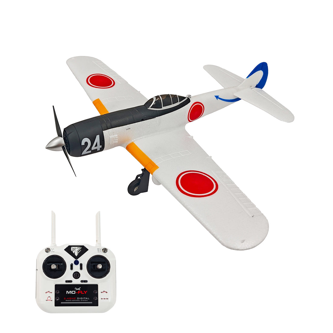 1/16 スケール 2.4G 4CH EPP 固定翼 リアルスケール RC 飛行機（RTF 仕様 / ホワイト）
