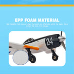 1/16 スケール 2.4G 4CH EPP 固定翼 リアルスケール RC 飛行機（RTF 仕様 / ホワイト）