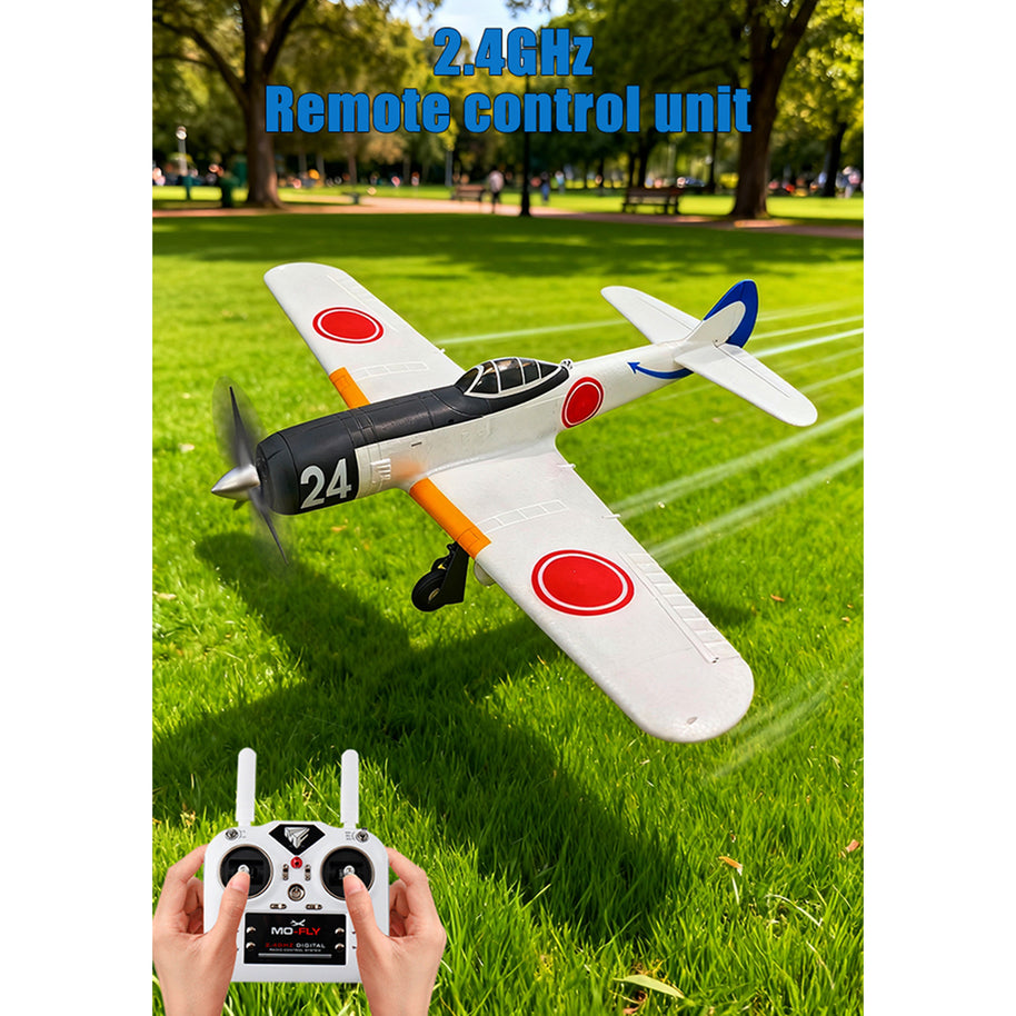 1/16スケール 2.4G 4CH EPP固定翼 リアルistic RC航空機モデル（RTFバージョン/ホワイト）