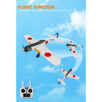 1/16 スケール 2.4G 4CH EPP 固定翼 リアルスケール RC 飛行機（RTF 仕様 / ホワイト）