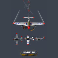 1/16 2.4Gブラシレス 685mm翼幅 RC EPP固定翼航空機モデル、3種飛行モード＆クイックリリース機能付き（RTF）