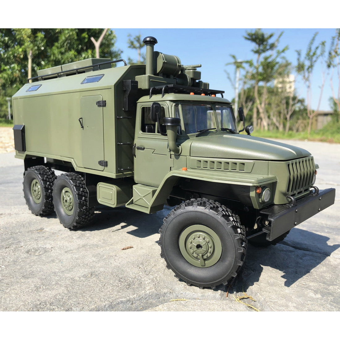 1/16 全プロポーショナルB-36軍用トラック 2個バッテリー 15KM/H LEDヘッドライト