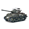 1/16スケールM4A3E8シャーマンRC戦車 金属強化版 360°回転タレット 赤外線バトル オリーブグリーン
