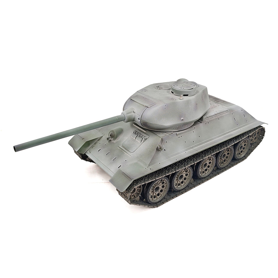1/16 ソ連T-34/85 RC中戦車 2.4G全プロポーショナル 金属パーツ強化 スモーク音響 赤外線バトル BB発射 RTRプロ版