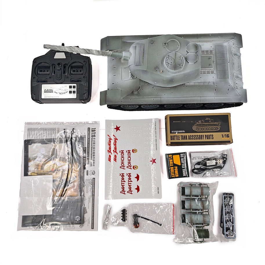 1/16 ソ連T-34/85 RC中戦車 2.4G全プロポーショナル 金属パーツ強化 スモーク音響 赤外線バトル BB発射 RTRアップグレード版 | RTRHOBBYJP