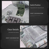 1/16 ソ連T-34/85 RC中戦車 2.4G全プロポーショナル 金属パーツ強化 スモーク音響 赤外線バトル BB発射 RTRアップグレード版 | RTRHOBBYJP