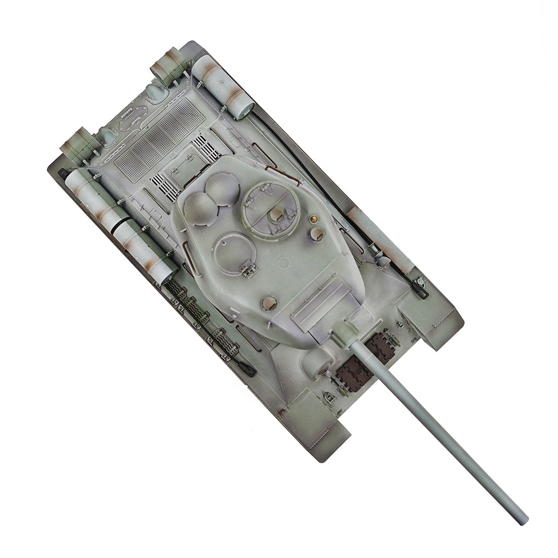 1/16 ソ連T-34/85 RC中戦車 2.4G全プロポーショナル 金属パーツ強化 スモーク音響 赤外線バトル BB発射 RTRアップグレード版