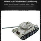 1/16 ソ連T-34/85 RC中戦車 2.4G全プロポーショナル 金属パーツ強化 スモーク音響 赤外線バトル BB発射 RTRアップグレード版
