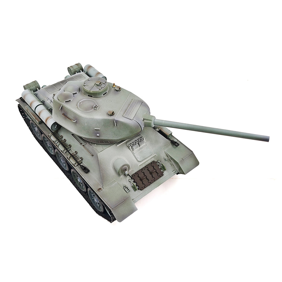 1/16 ソ連T-34/85 RC中戦車 2.4G全プロポーショナル 金属パーツ強化 スモーク音響 赤外線バトル BB発射 RTRアップグレード版 | RTRHOBBYJP